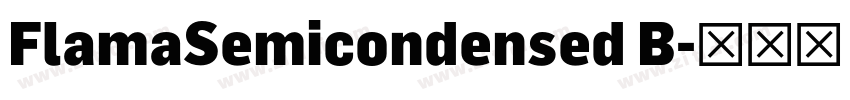 FlamaSemicondensed B字体转换
